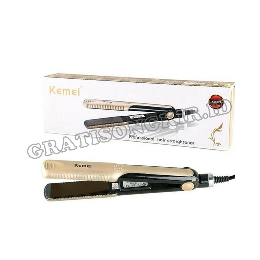 Catok KEMEI KM-327 Professional Hair Straightener